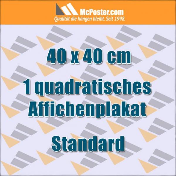 Quadratische Affichenplakate 40 x 40 cm günstig online kaufen bei McPoster.com