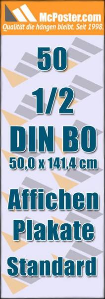 Affichen Plakate 1/2 DIN B0 50,0 x 141,4 günstig online kaufen bei McPoster.com