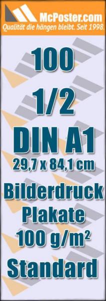 Bilderdruck Plakate 1/2 DIN A1 29,7 x 84,1 günstig online kaufen bei McPoster.com