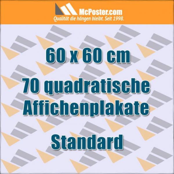 Quadratische Affichenplakate 60 x 60 cm günstig online kaufen bei McPoster.com