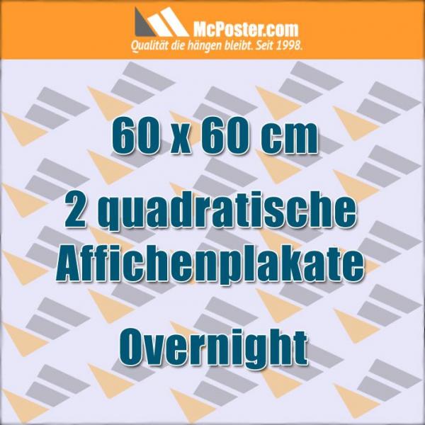 Quadratische Affichenplakate 60 x 60 cm günstig online kaufen bei McPoster.com