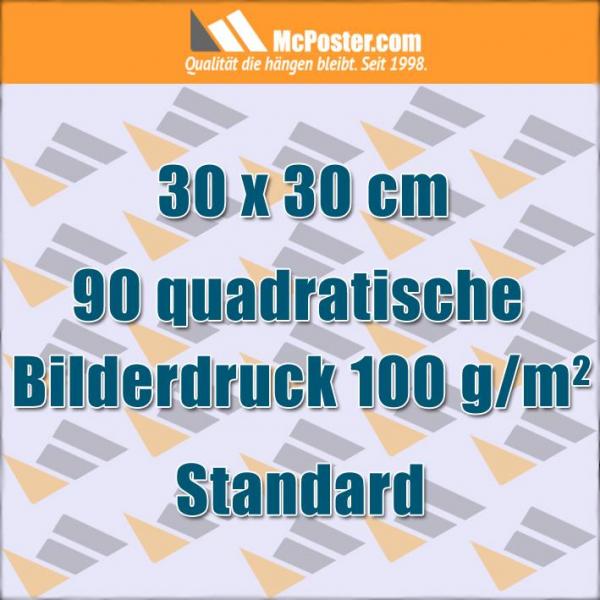 Quadratische Druckplakate 300 x 300 mm: