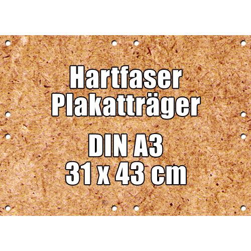 Profi-Hartfaserplatten DIN A3 gebohrt günstig online kaufen bei McPoster.com