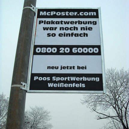 Lichtmastrahmen DIN A1 aus Metall günstig online kaufen bei McPoster.com