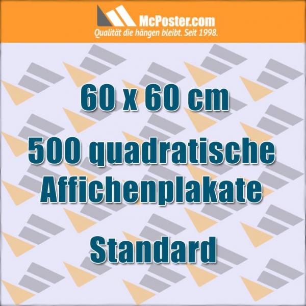 Quadratische Affichenplakate 60 x 60 cm günstig online kaufen bei McPoster.com