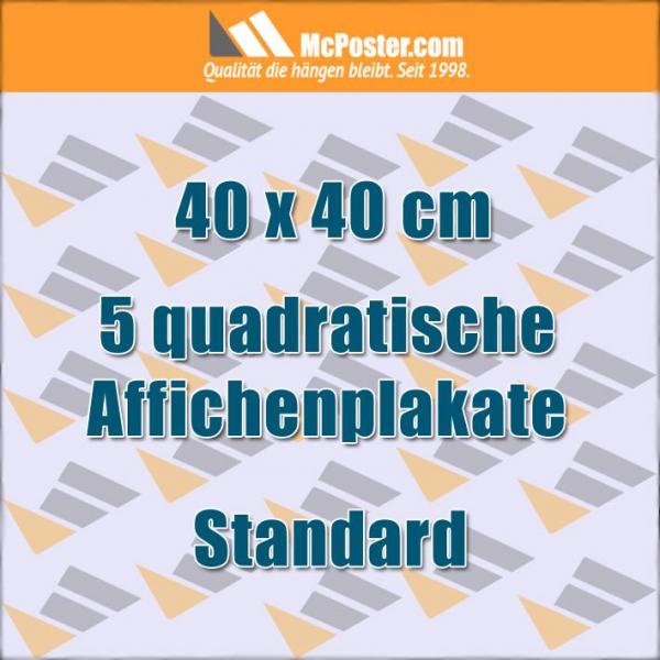 Quadratische Affichenplakate 40 x 40 cm günstig online kaufen bei McPoster.com