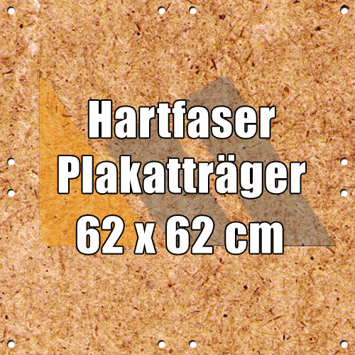 Hartfaserplatten quadratisch 62 x 62 cm gebohrt günstig kaufen bei McPoster.com